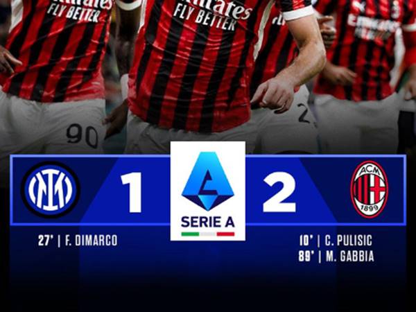 AC Milan đánh bại Inter Milan ở phút 89