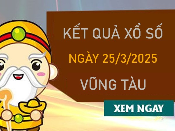 Thống kê loto Vũng Tàu 25/3/2025 phân tích chi tiết
