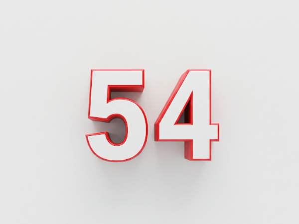 Ý nghĩa số 54 nằm mơ thấy số 54 là có điềm báo gì?
